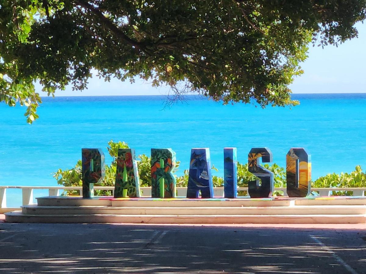 Beachfront Apartment, Quiet 4 Beds, 1 Bath, Ac, Wi-Fi, Hot Water, In Paraiso Near Los Patos Exterior photo
