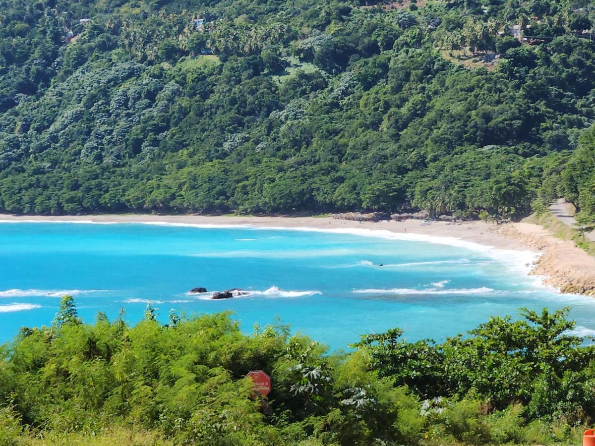 Beachfront Apartment, Quiet 4 Beds, 1 Bath, Ac, Wi-Fi, Hot Water, In Paraiso Near Los Patos Exterior photo